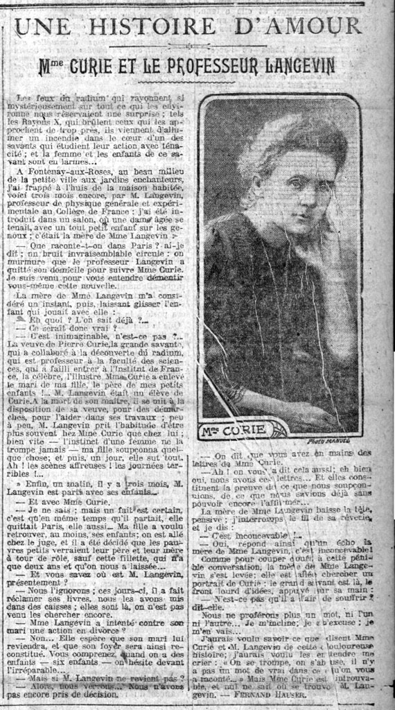 Marie Curie prend un amant - Le scandale - Photo 3